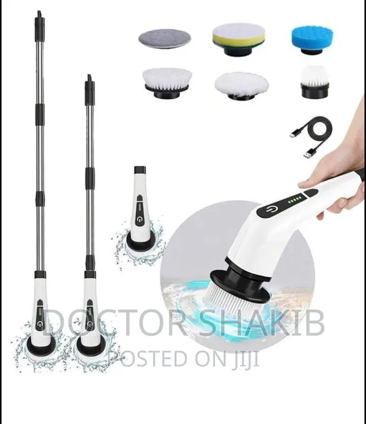 7 In 1 Electric Cordless Spin Scrubber