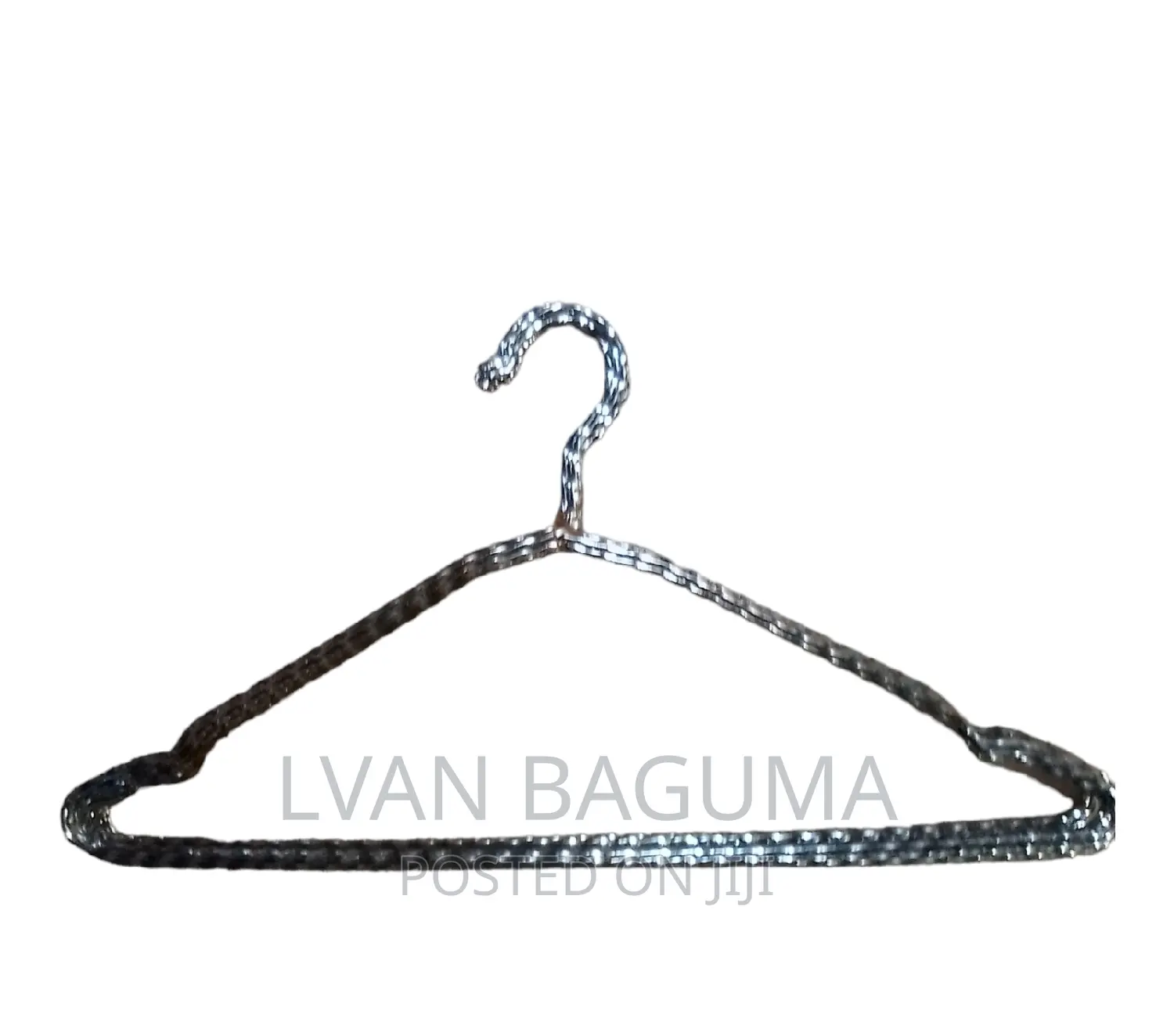 Twisted Metal Cloth Hangers - 10 Pcs. Strong