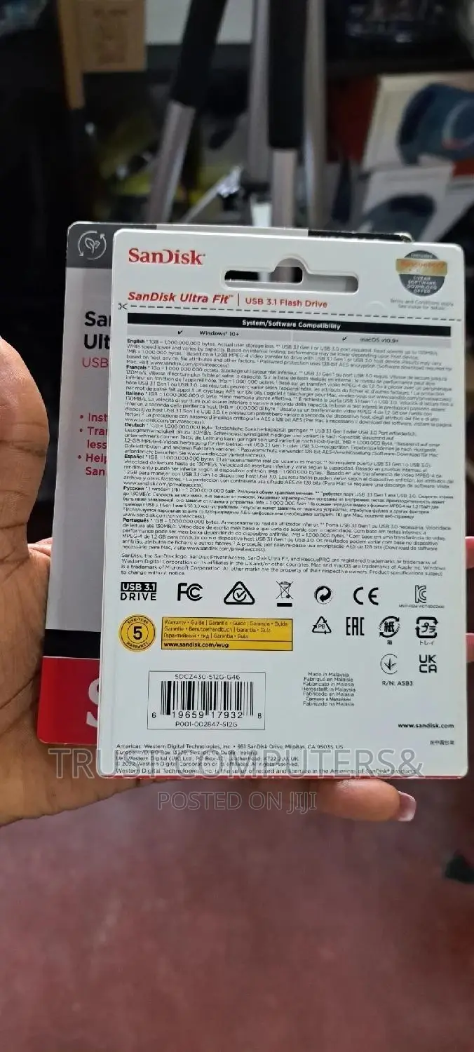 512gb Ultra Fit Flash Sandisk