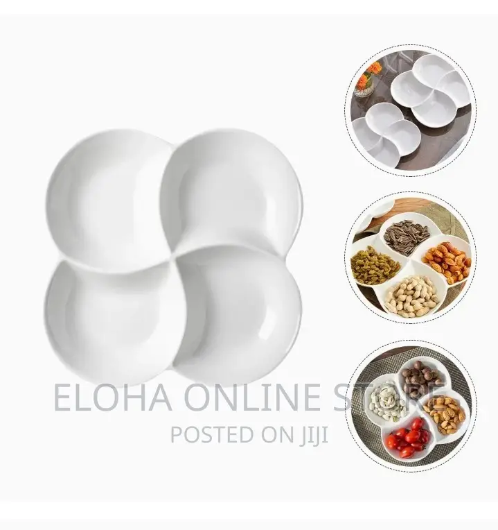 Serving Tray Divided Into Compartments