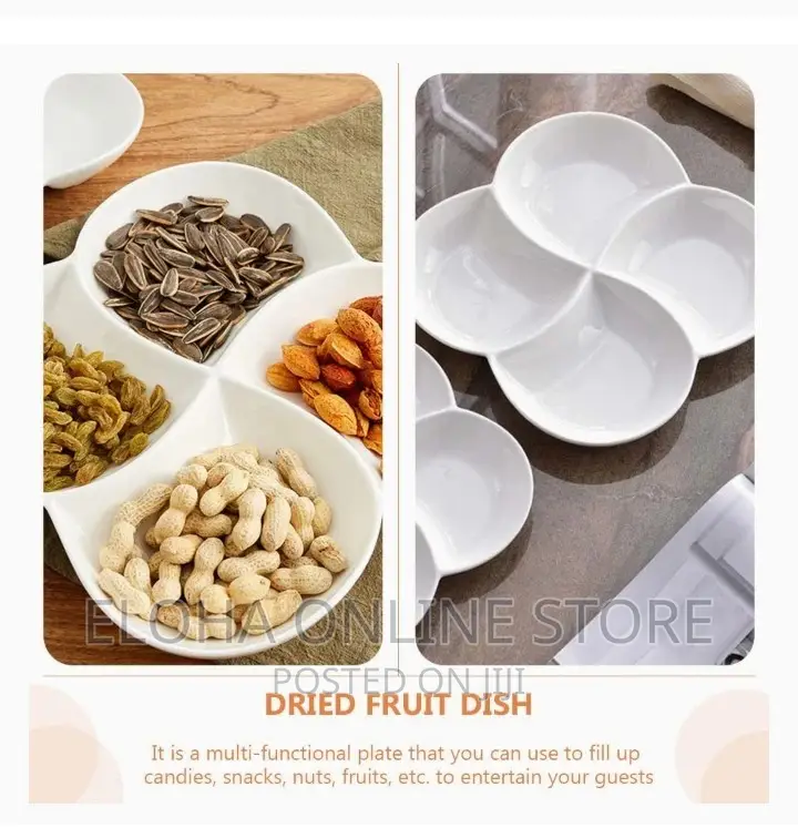 Serving Tray Divided Into Compartments