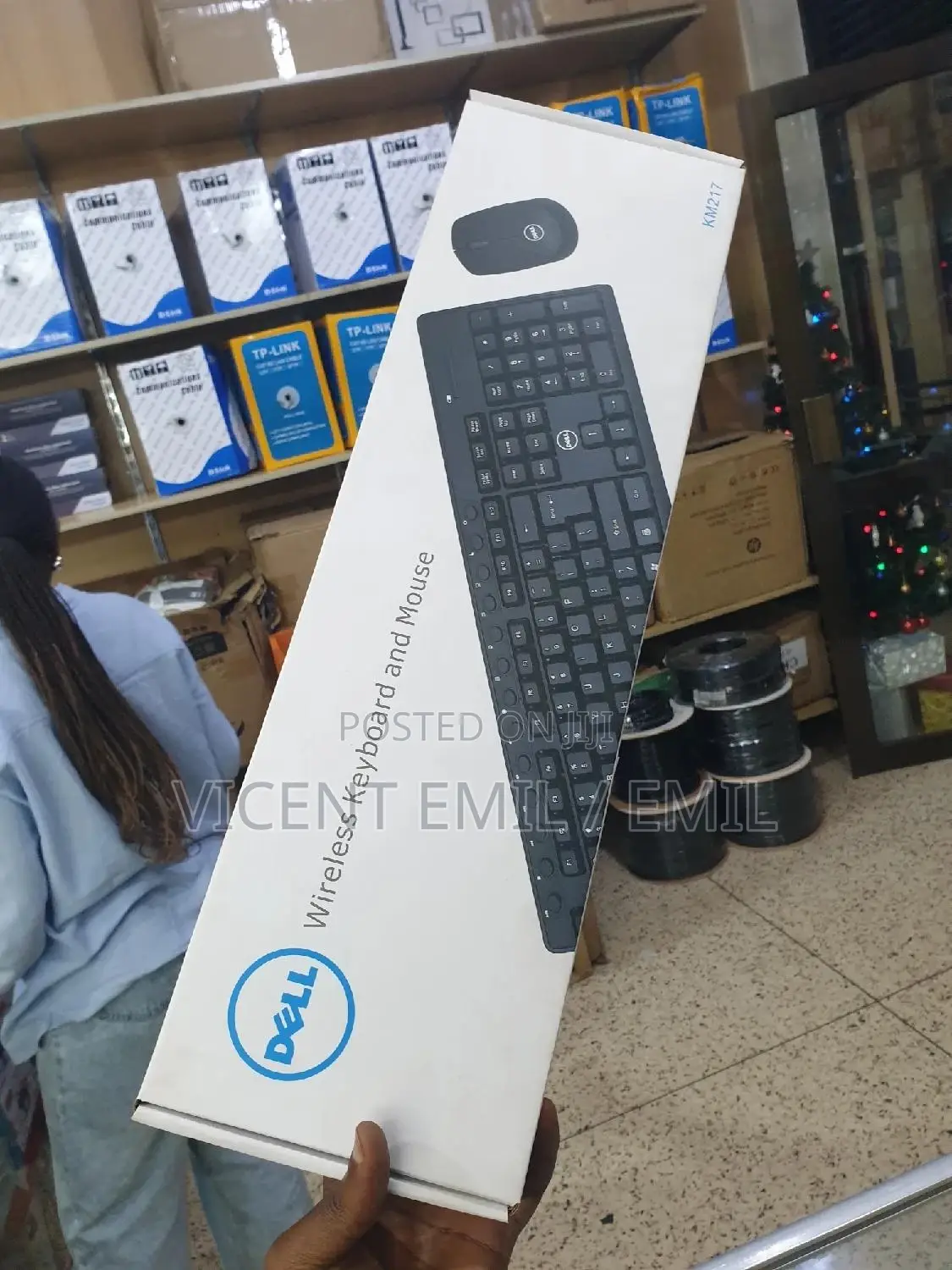 Dell Wireless Keyboard With a Mouse Ultra-Thin Fashion