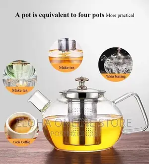 Clear Glass Tea Pot With Infuser