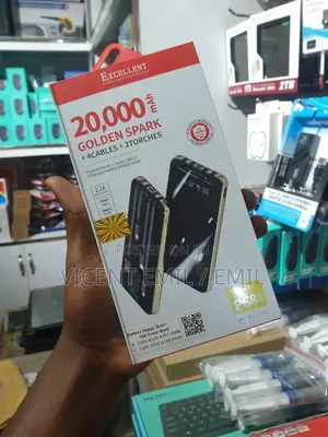 Power Bank 20000mah Excellent Golden Spark
