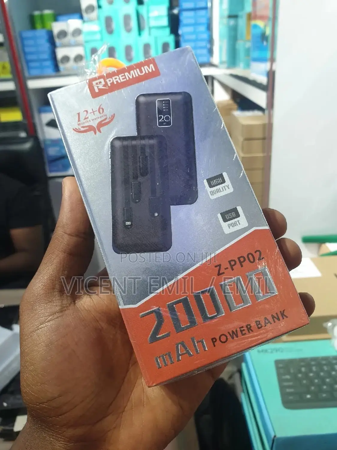 Powerbank 20000mah Premium Z-Pp02