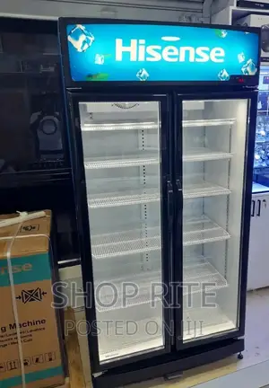 Hisense Glass Display Refrigerator Double Door 810 Liters.