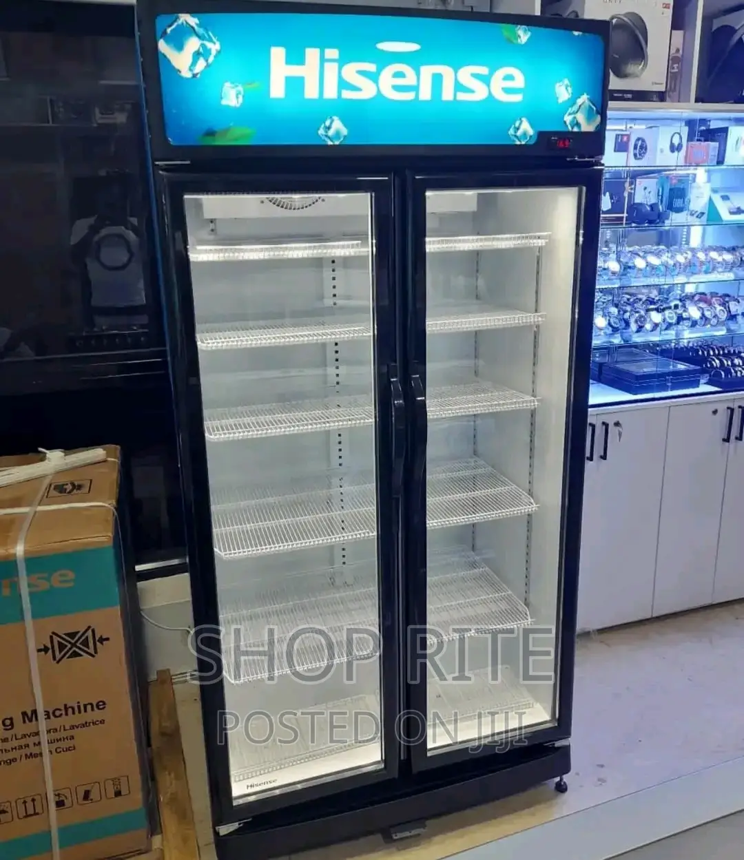 Hisense Refrigerator Double Door 810 LTRS Wiz Glass Display.