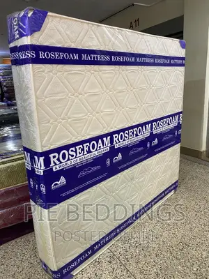6x6 Cream High Density Mattress With 8 Inches