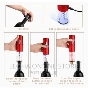 Electric Wire Bottle,Beer,Foil Cutter,Wire Opener Set