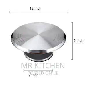 Metallic Cake Turn Table