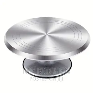 Metallic Cake Turn Table