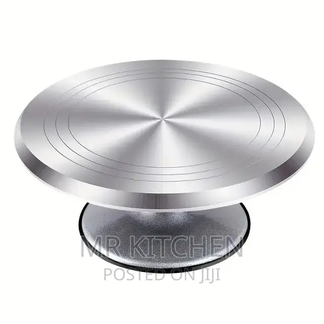 Metallic Cake Turn Table