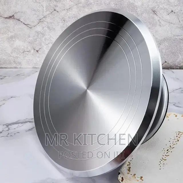 Metallic Cake Turn Table