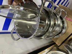 4pcs Stainless Steel Serving Cookware Saucepan Dishes