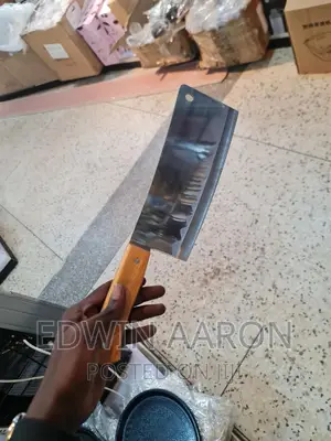 Big Stainless Steel Butcher Knife