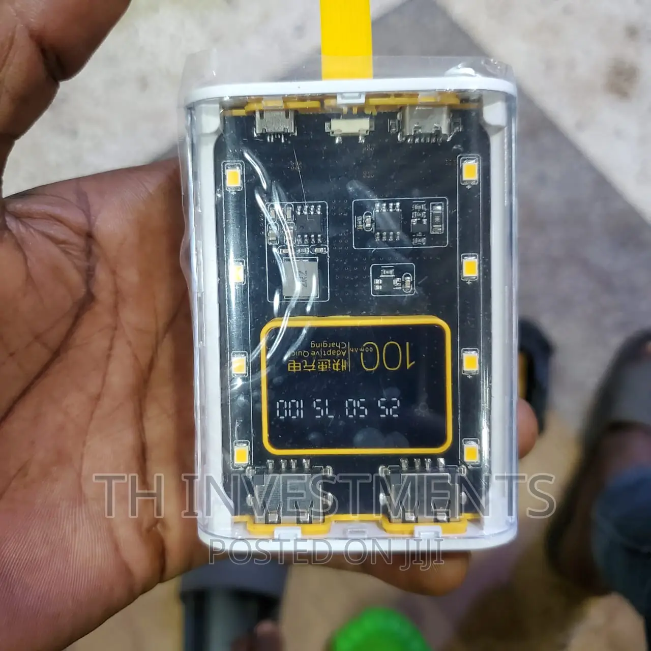 Transparent Power Bank 10000mah.