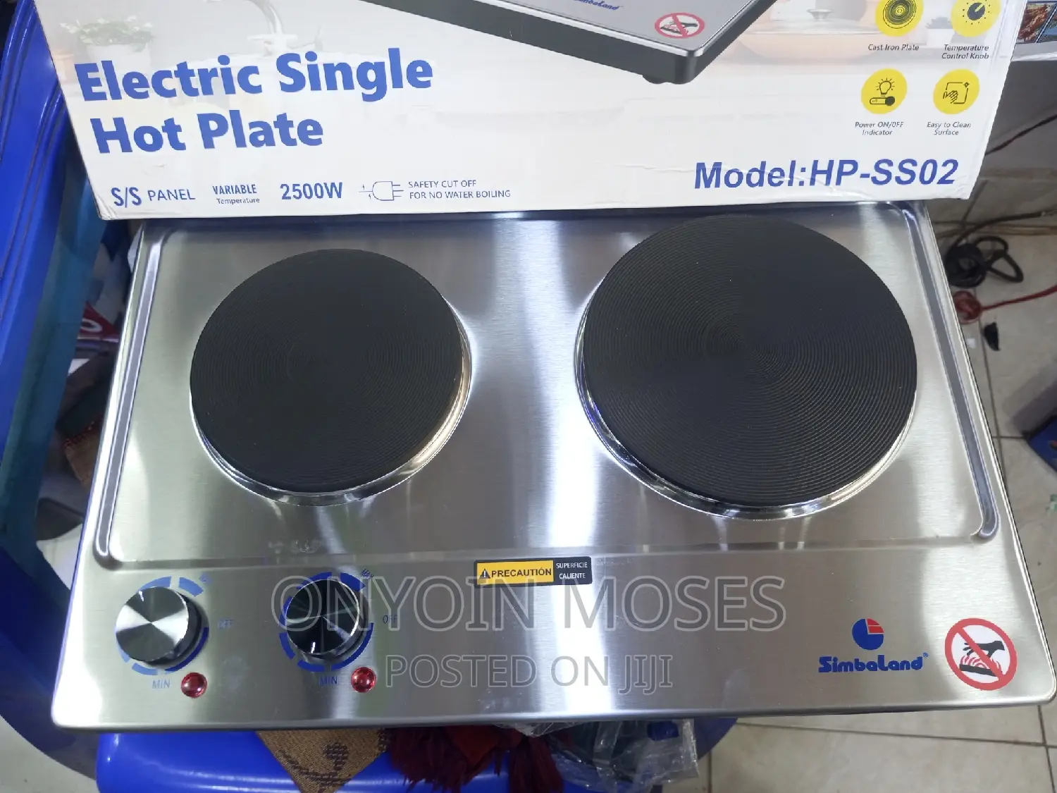 Brand New Digital Timberland Electric Single Hot Plate