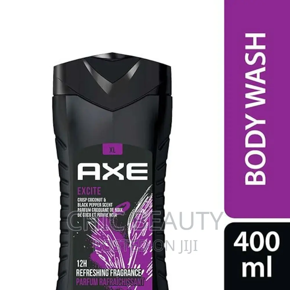 Axe Excite 3 in 1 Body Face Hair Wash for Men 400ml
