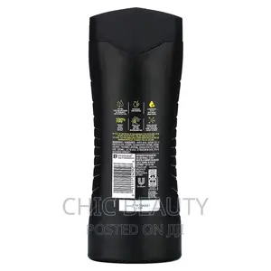 Axe Dark Temptation 3in1 Body Face Hair Wash for Men 400ml
