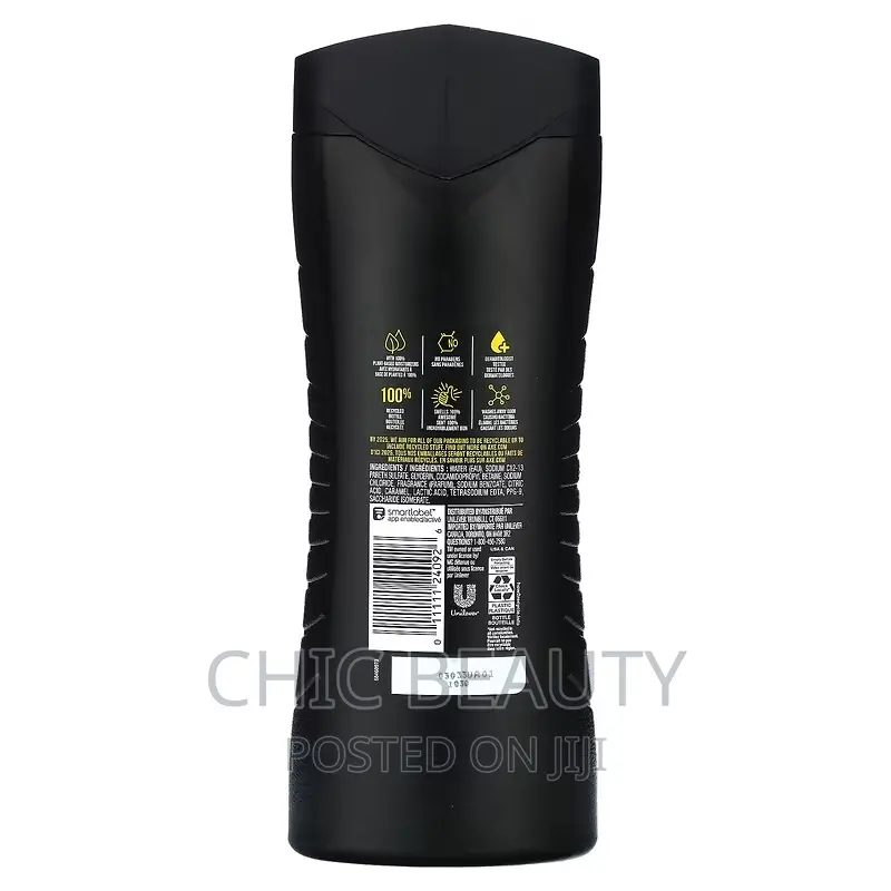 Axe Dark Temptation 3in1 Body Face Hair Wash for Men 400ml
