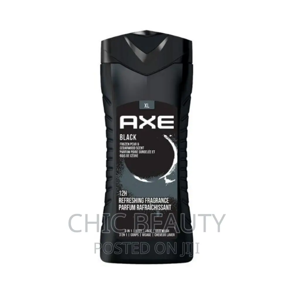 Axe Black 3 in 1 Body Face Hair Wash for Men 400ml