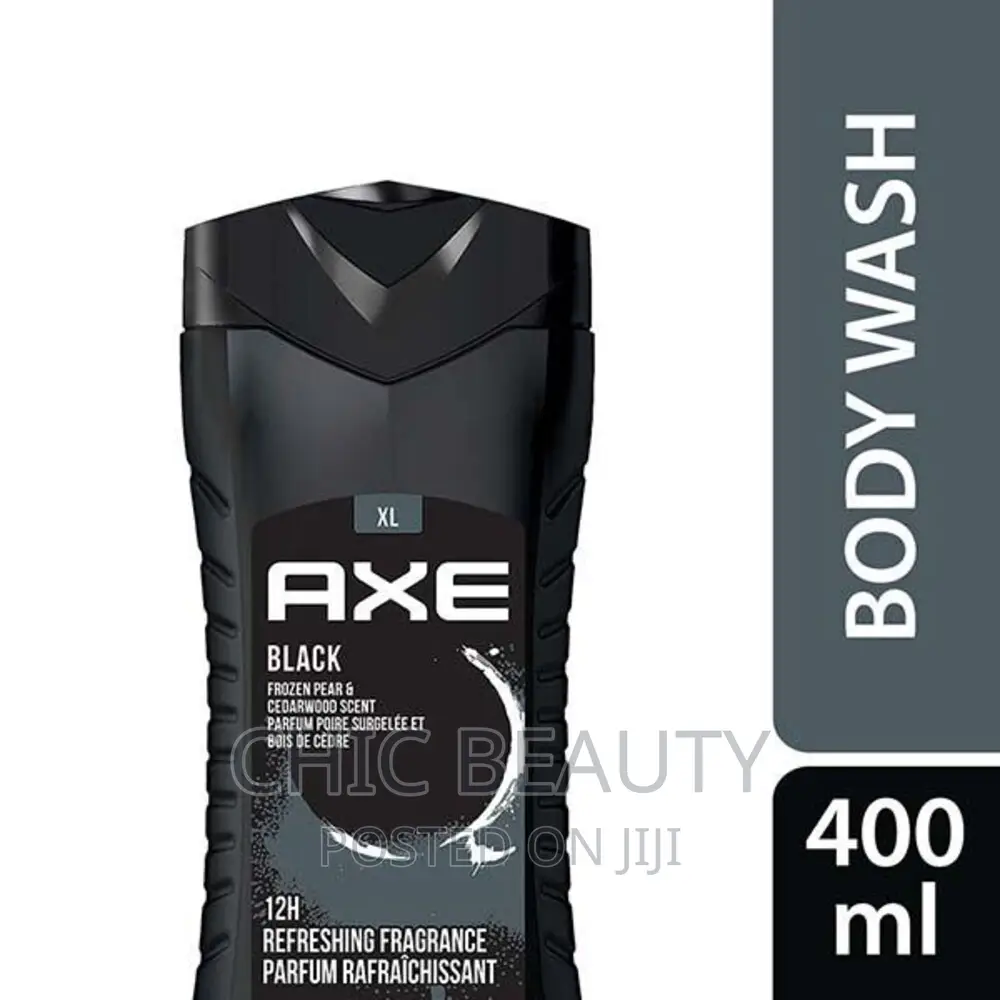 Axe Black 3 in 1 Body Face Hair Wash for Men 400ml