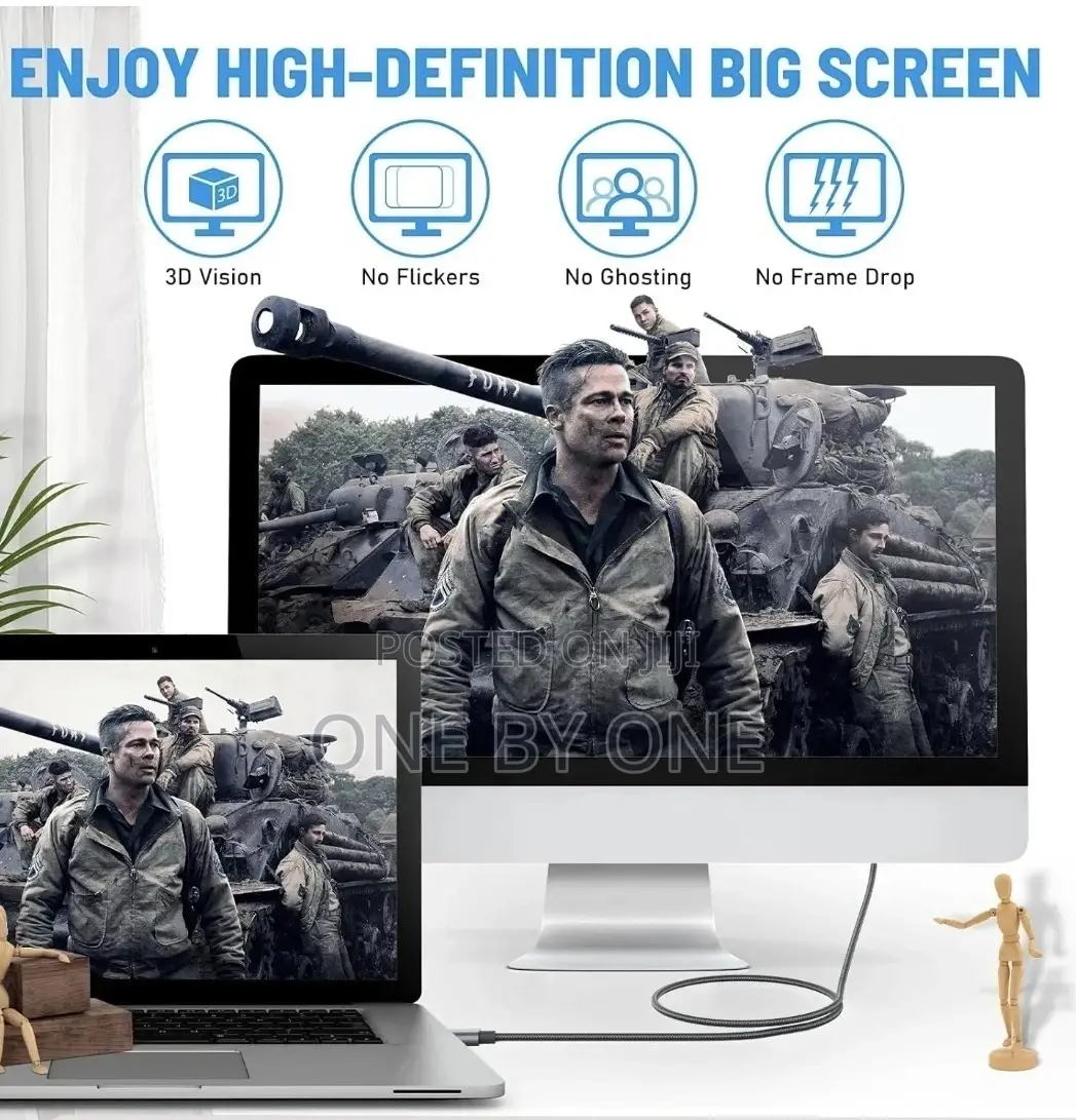 3.1 USB Type C to Hdmi Cable Phone to TV Converter
