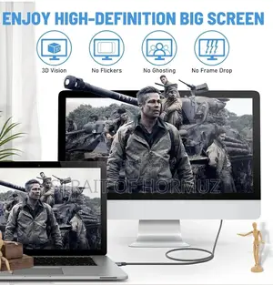 3.1 USB Type C to Hdmi Cable Phone to TV Converter