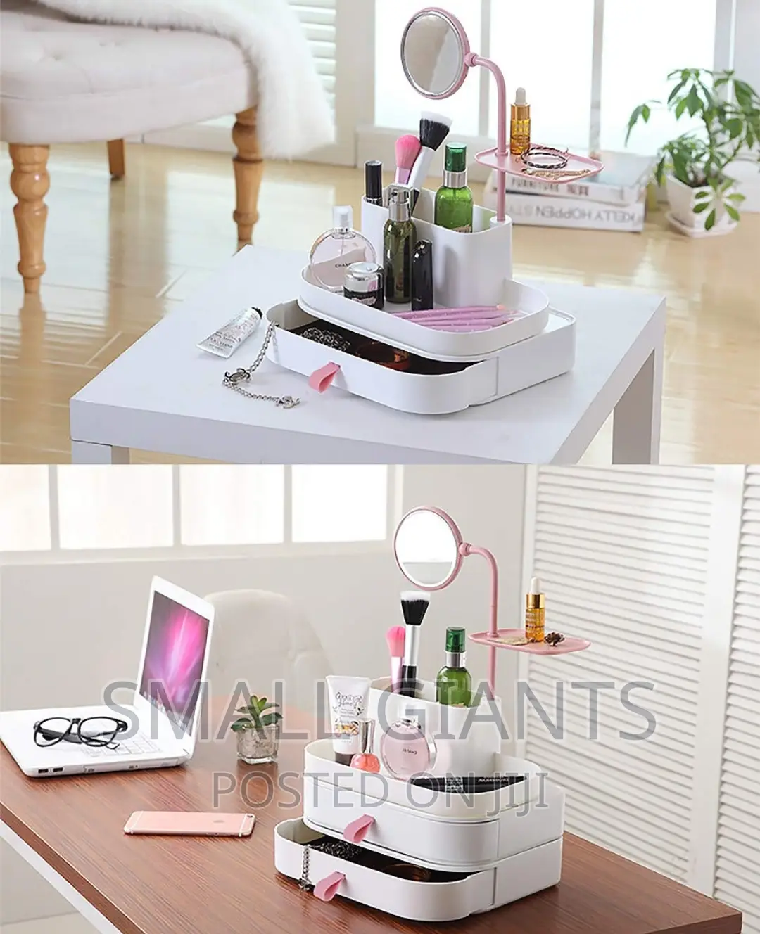 Multi-Functional Plastic Cosmetic Jewelry Drawer Box