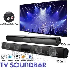 TV Speaker Bluetooth Soundbar Subwoofer Bass Stereo