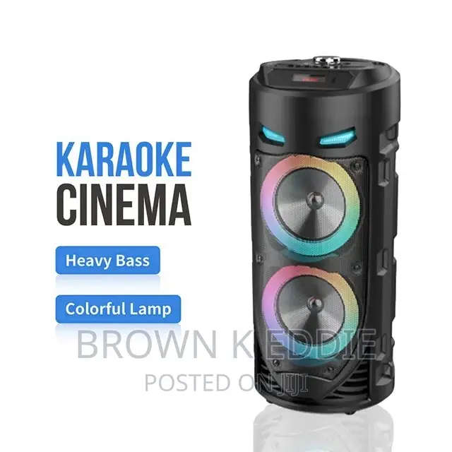 60W High-Power Outdoor Mobile Portable Bass Speaker