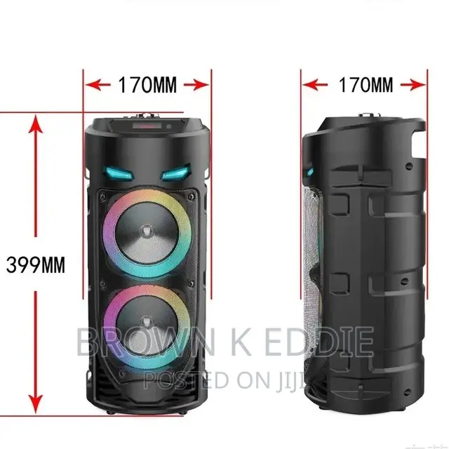 60W High-Power Outdoor Mobile Portable Bass Speaker