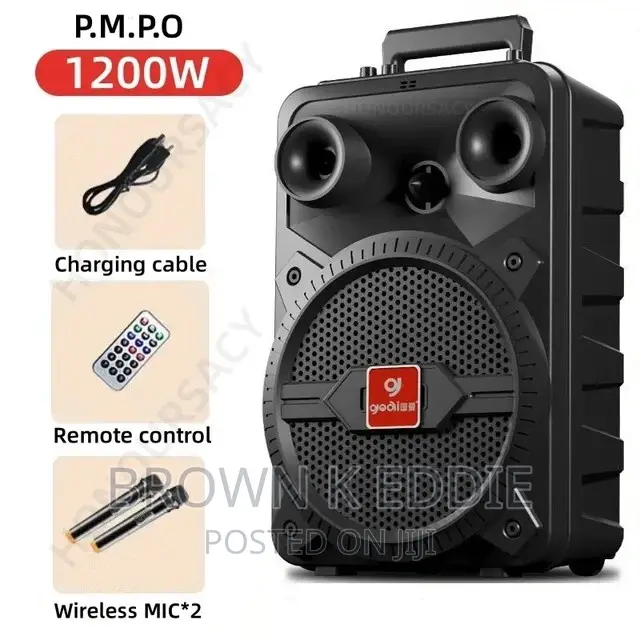 1200W P.M.P.O Bluetooth Speaker