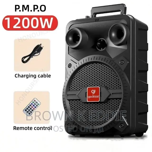 1200W P.M.P.O Bluetooth Speaker