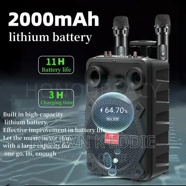 1200W P.M.P.O Bluetooth Speaker