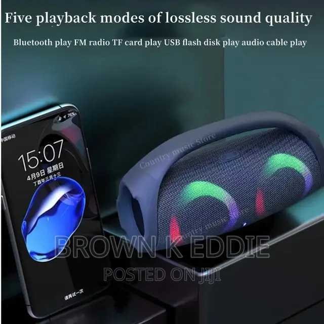 Portable Waterproof 100W High Power Bluetooth Speaker