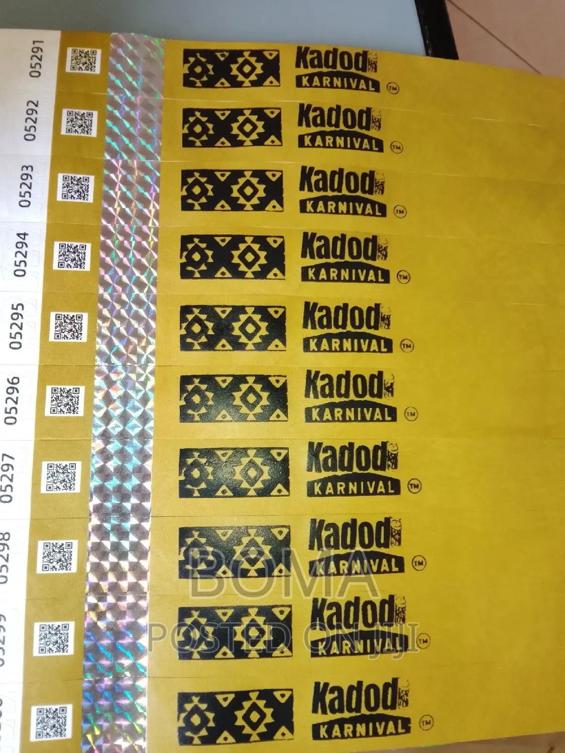 Event Wristbands Tyvek Material
