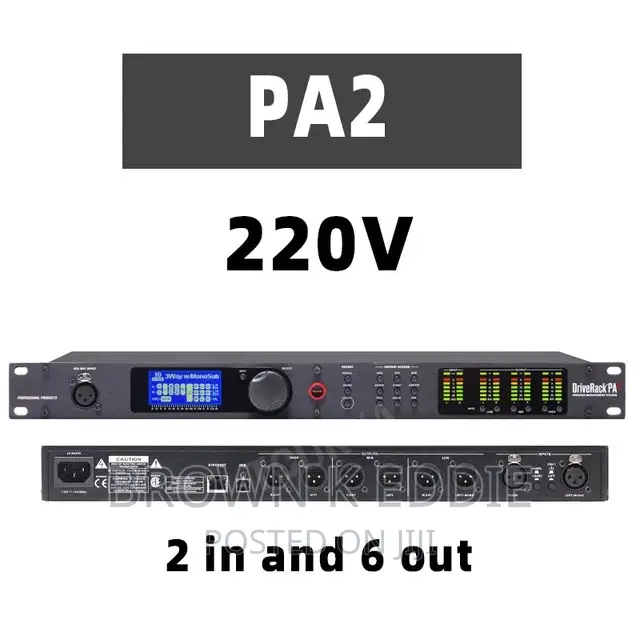 PA/PA2/260 Professional Digital Audio Processor 3 Into 6