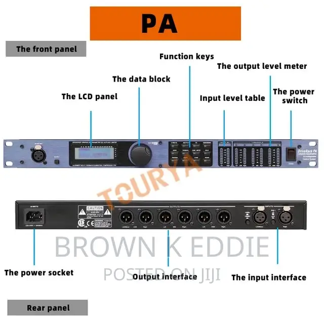 PA/PA2/260 Professional Digital Audio Processor 3 Into 6