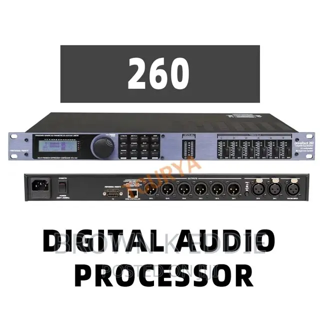 PA/PA2/260 Professional Digital Audio Processor 3 Into 6