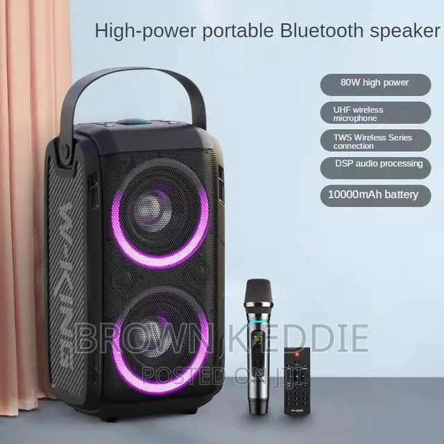 W-King 200W Power TWS Caixa Somt9 Bluetooth Speaker Portabl