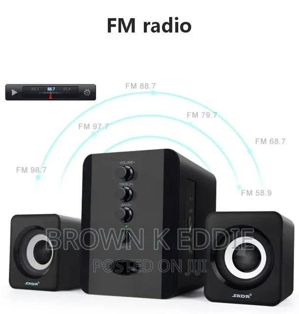Bluetooth Speaker Wireless 2.1 3 Channel Bass Combination