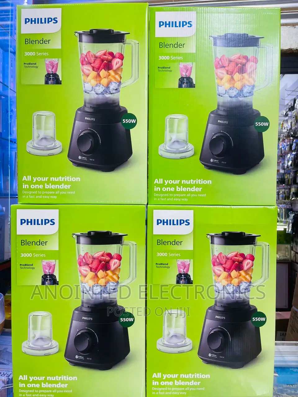 Philps Blender 3in1 Black