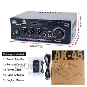 Woopker AK45 Hifi Digital Amplifier Max Power 90wx2 Channel