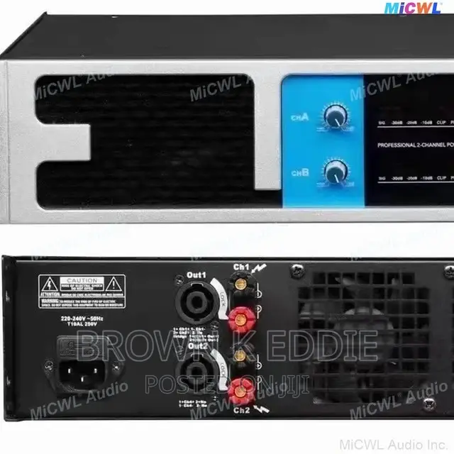 CA6400 4 Channel 6000 Digital Big Power Amplifier Peak