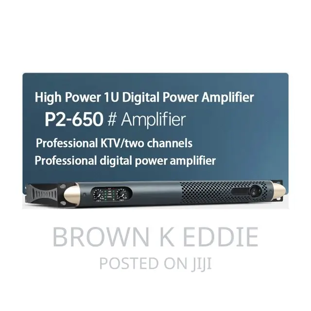 Professional Power Amplifier Stage Performance Karaoke