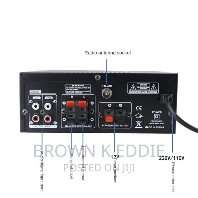 1200W 220V Bluetooth Amplificador Hifi Digital Amplifier