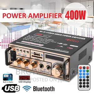 12V 220V 2ch LCD Display Digital Amplifier