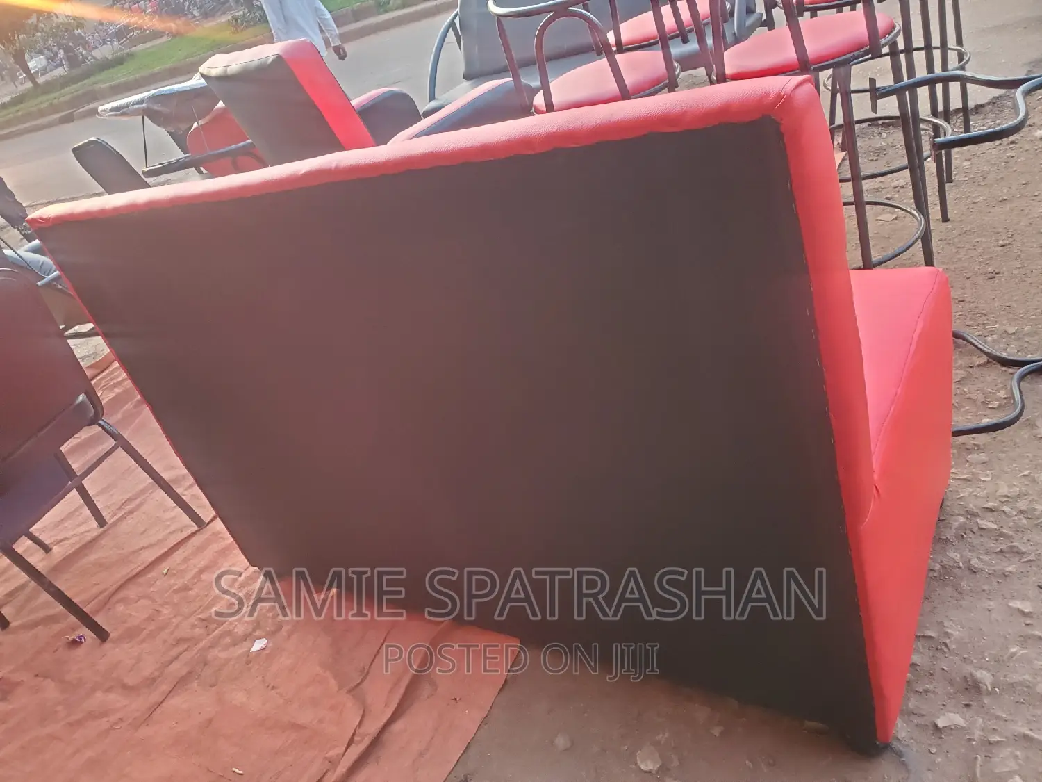 Sofa Waiting Chair Red