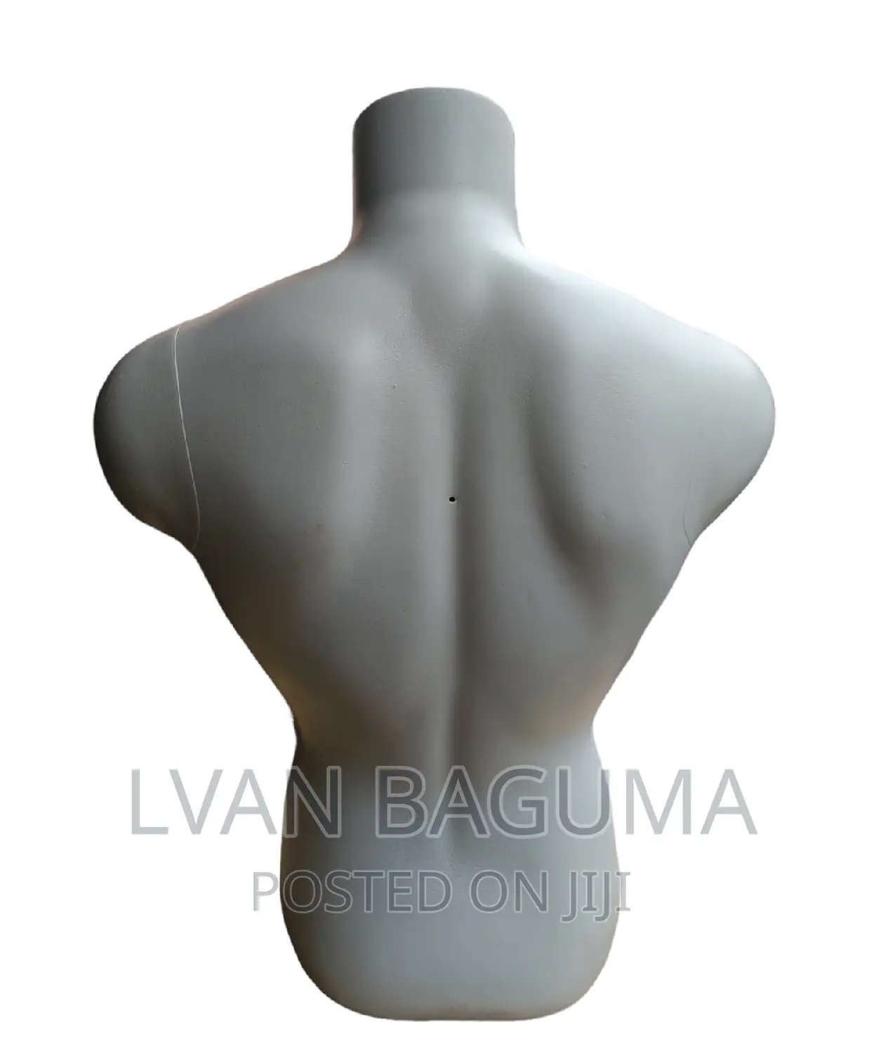 Men T-Shirt Dummy Half Top With a Back - Plastic